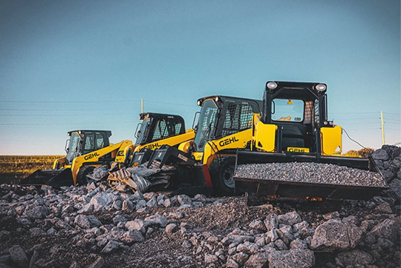Gehl compact loaders.