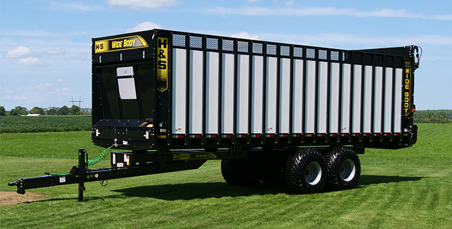 H&S 8200 in a green field