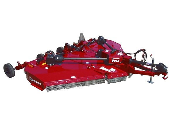 Bush Hog 2215 Flex-Wing Rotary Cutter - industrial-grade cutter with reinforced deck and CV drivelines