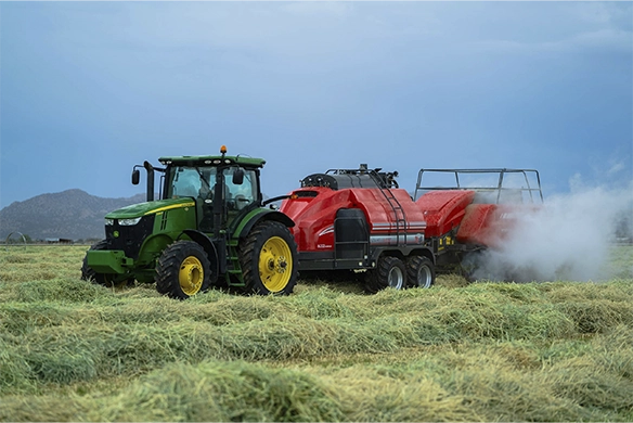 Staheli West DewPoint 632 side profile showing branding and dual axle design.