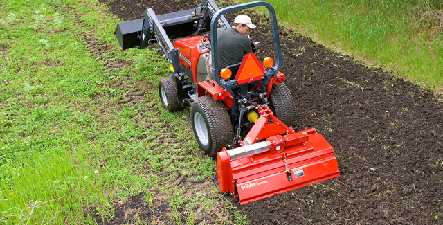 Farm King Tillage equipment working in a field