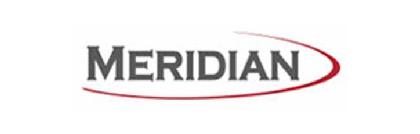Padded Meridian logo for equipment carousel